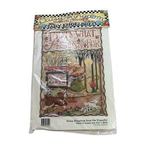 That’s What Friends Are For Iron On Transfer Mary Engelbreit Daisy Kingdom #6520